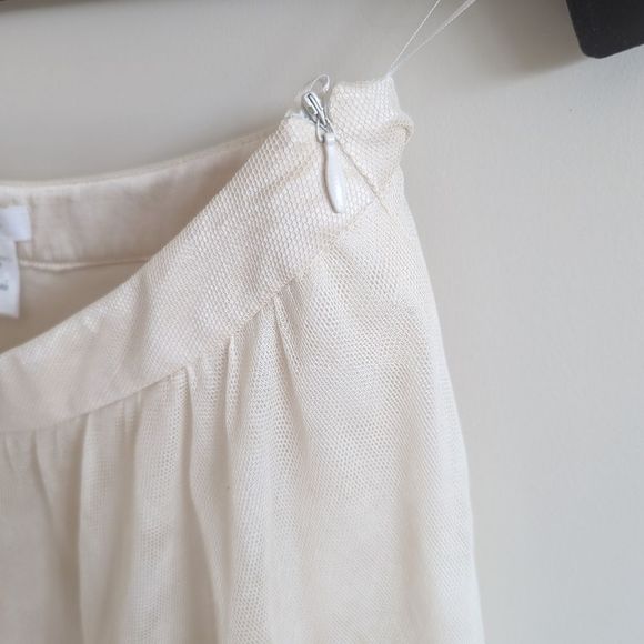 Cream cotton and silk Escada circle skirt 36 / S - Picture 8 of 14
